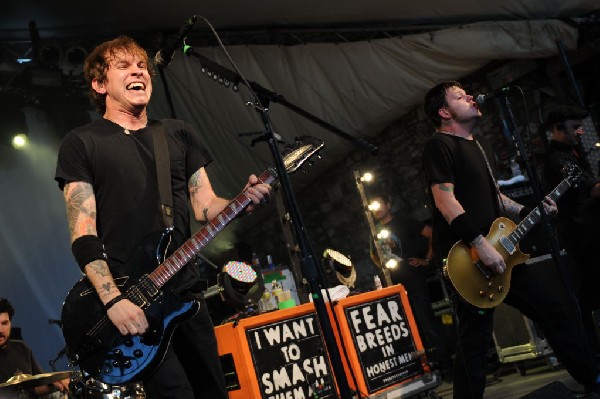 Against Me! at Stubb's BarbQ, Austin, Texas 07/19/10