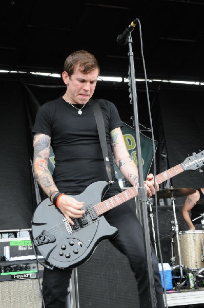Against Me! on the Highway 1 Stage, Warped Tour, Verizon Wireless Amphithea