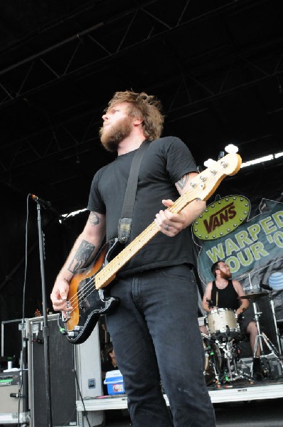Against Me! on the Highway 1 Stage, Warped Tour, Verizon Wireless Amphithea