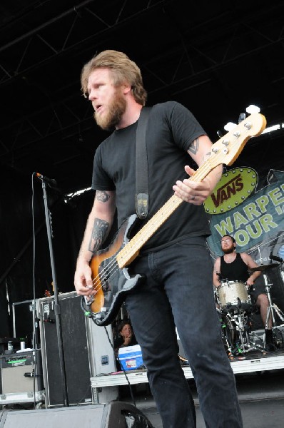 Against Me! on the Highway 1 Stage, Warped Tour, Verizon Wireless Amphithea