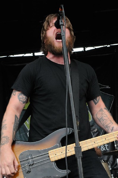 Against Me! on the Highway 1 Stage, Warped Tour, Verizon Wireless Amphithea