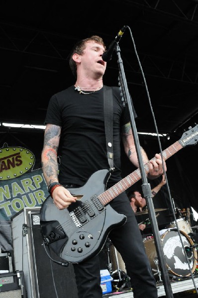 Against Me! on the Highway 1 Stage, Warped Tour, Verizon Wireless Amphithea
