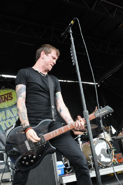 Against Me! on the Highway 1 Stage, Warped Tour, Verizon Wireless Amphithea