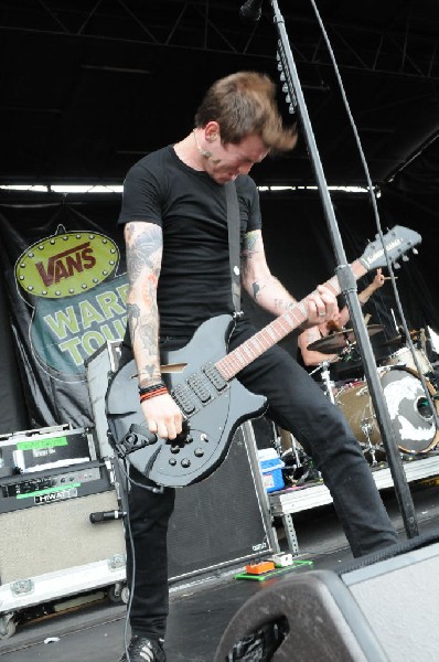 Against Me! on the Highway 1 Stage, Warped Tour, Verizon Wireless Amphithea