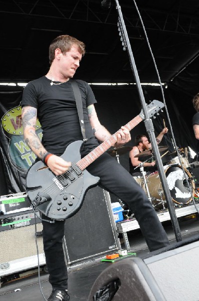 Against Me! on the Highway 1 Stage, Warped Tour, Verizon Wireless Amphithea