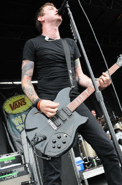 Against Me! on the Highway 1 Stage, Warped Tour, Verizon Wireless Amphithea