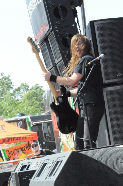 Airbourne at the Mayhem Festival Verizon Wireless Amphitheater