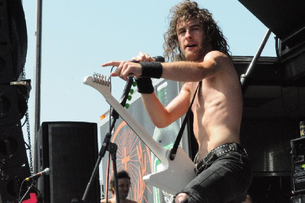 Airbourne at the Mayhem Festival Verizon Wireless Amphitheater