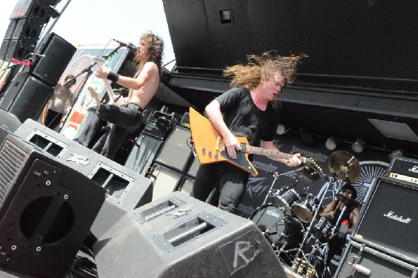 Airbourne at the Mayhem Festival Verizon Wireless Amphitheater