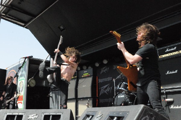 Airbourne at the Mayhem Festival Verizon Wireless Amphitheater