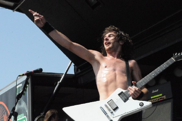 Airbourne at the Mayhem Festival Verizon Wireless Amphitheater