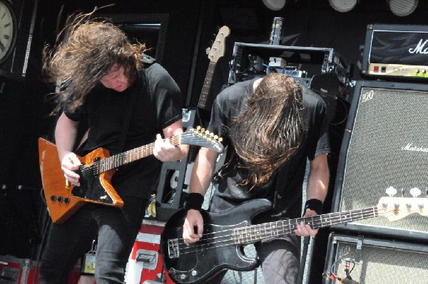 Airbourne at the Mayhem Festival Verizon Wireless Amphitheater