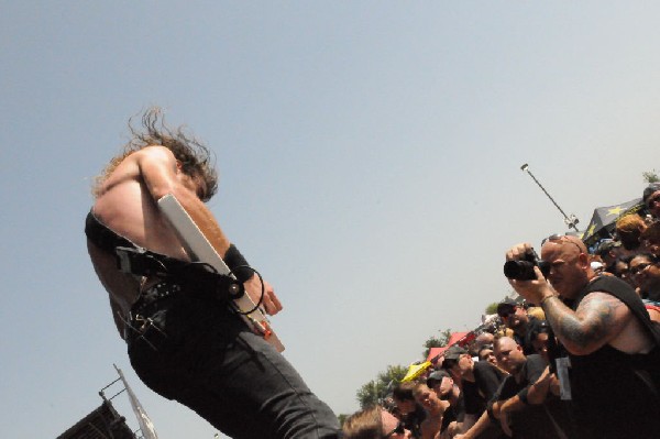 Airbourne at the Mayhem Festival Verizon Wireless Amphitheater