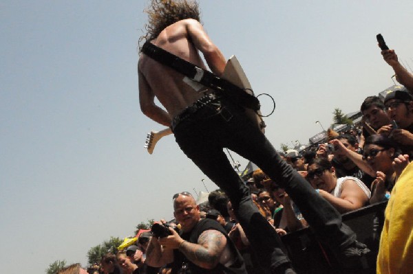Airbourne at the Mayhem Festival Verizon Wireless Amphitheater