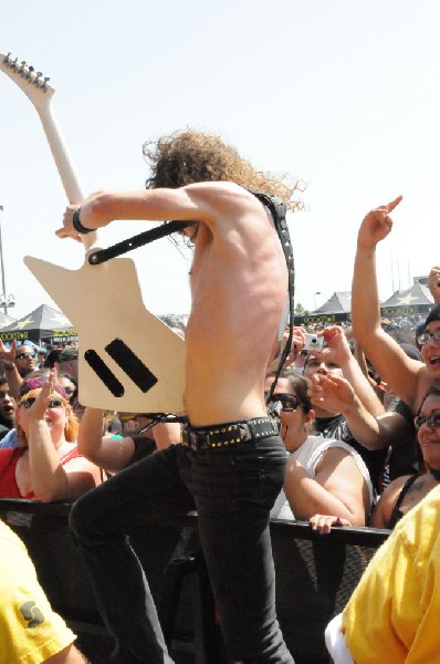 Airbourne at the Mayhem Festival Verizon Wireless Amphitheater