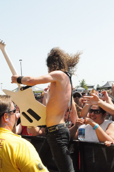 Airbourne at the Mayhem Festival Verizon Wireless Amphitheater