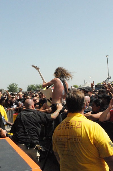 Airbourne at the Mayhem Festival Verizon Wireless Amphitheater