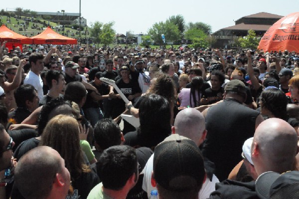 Airbourne at the Mayhem Festival Verizon Wireless Amphitheater