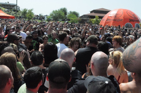 Airbourne at the Mayhem Festival Verizon Wireless Amphitheater