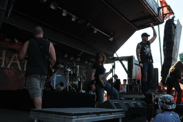 All That Remains at the Mayhem Festival 2009 at the AT&T Center, San An