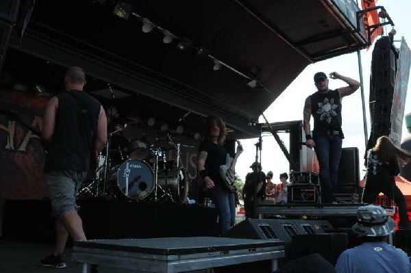 All That Remains at the Mayhem Festival 2009 at the AT&T Center, San An