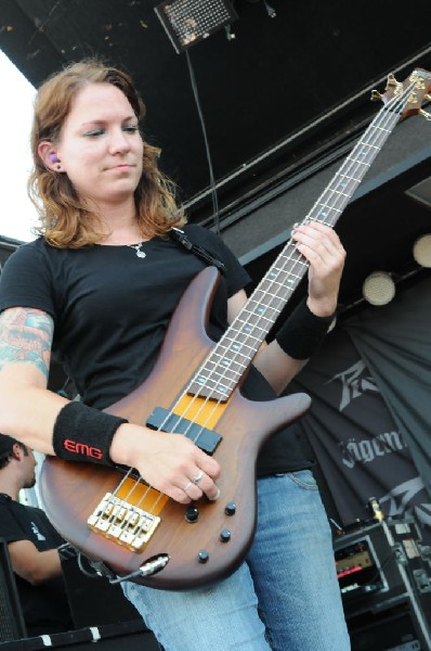 All That Remains at the Mayhem Festival 2009 at the AT&T Center, San An
