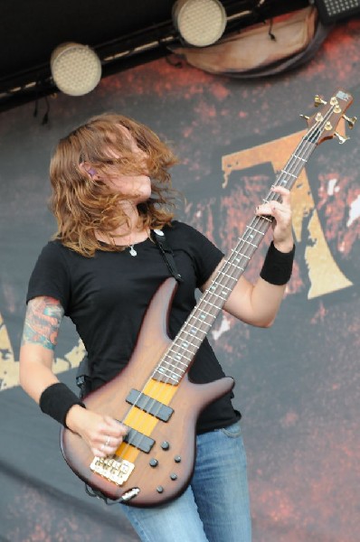 All That Remains at the Mayhem Festival 2009 at the AT&T Center, San An