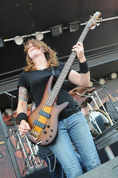 All That Remains at the Mayhem Festival 2009 at the AT&T Center, San An