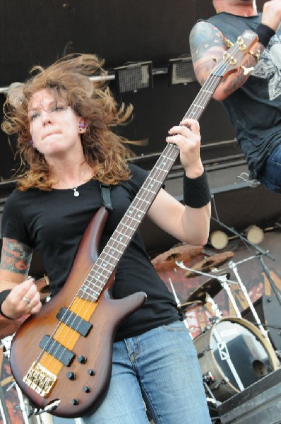 All That Remains at the Mayhem Festival 2009 at the AT&T Center, San An