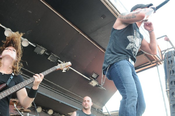 All That Remains at the Mayhem Festival 2009 at the AT&T Center, San An