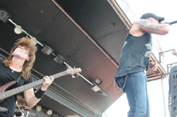 All That Remains at the Mayhem Festival 2009 at the AT&T Center, San An