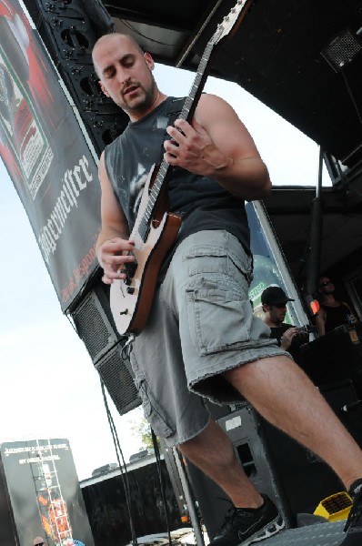 All That Remains at the Mayhem Festival 2009 at the AT&T Center, San An
