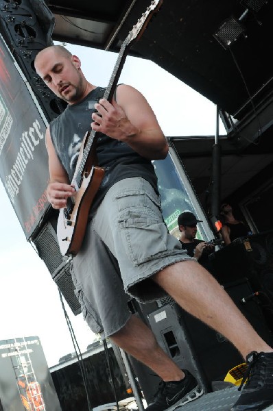 All That Remains at the Mayhem Festival 2009 at the AT&T Center, San An