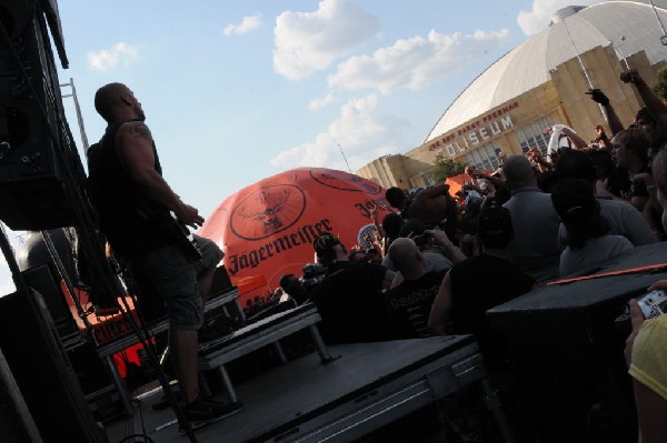 All That Remains at the Mayhem Festival 2009 at the AT&T Center, San An