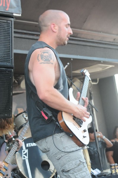 All That Remains at the Mayhem Festival 2009 at the AT&T Center, San An