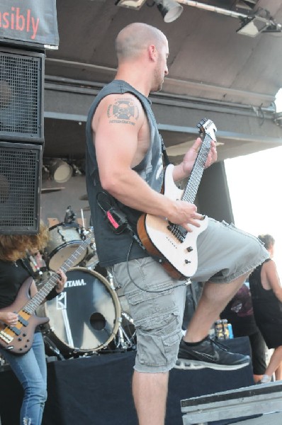 All That Remains at the Mayhem Festival 2009 at the AT&T Center, San An