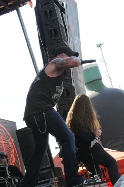 All That Remains at the Mayhem Festival 2009 at the AT&T Center, San An