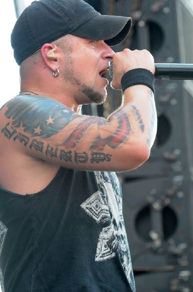 All That Remains at the Mayhem Festival 2009 at the AT&T Center, San An