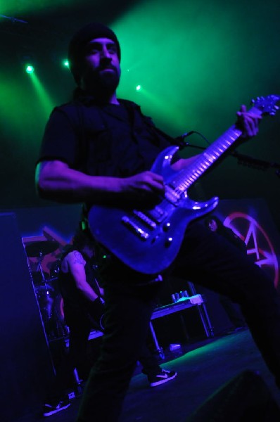 Anthrax at Emo's East, Austin, Texas 10/29/11 - photo by Jeff Barringer