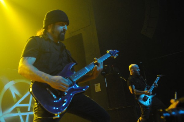 Anthrax at Emo's East, Austin, Texas 10/29/11 - photo by Jeff Barringer