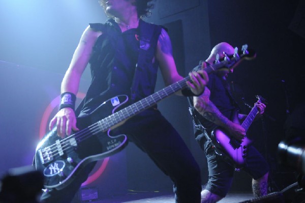 Anthrax at Emo's East, Austin, Texas 10/29/11 - photo by Jeff Barringer