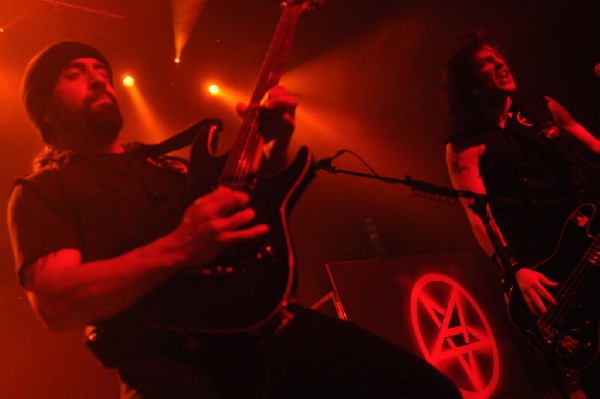 Anthrax at Emo's East, Austin, Texas 10/29/11 - photo by Jeff Barringer