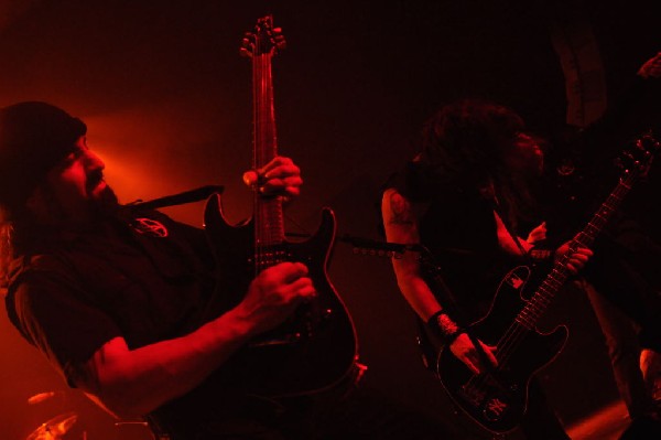 Anthrax at Emo's East, Austin, Texas 10/29/11 - photo by Jeff Barringer