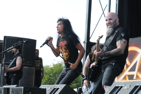 Anthrax at Mayhem Festival 2012 Gexa Energy Pavilion Dallas Texas 07/10/201