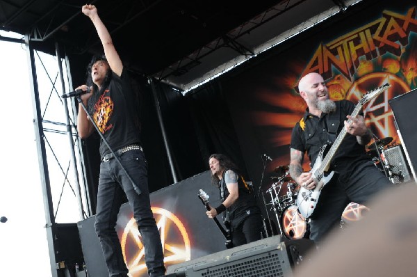 Anthrax at Mayhem Festival 2012 Gexa Energy Pavilion Dallas Texas 07/10/201