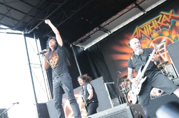 Anthrax at Mayhem Festival 2012 Gexa Energy Pavilion Dallas Texas 07/10/201