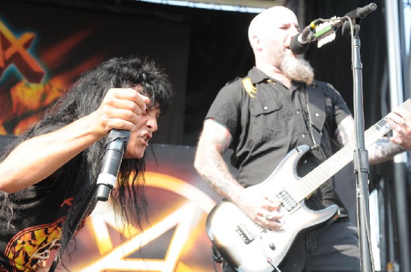 Anthrax at Mayhem Festival 2012 Gexa Energy Pavilion Dallas Texas 07/10/201