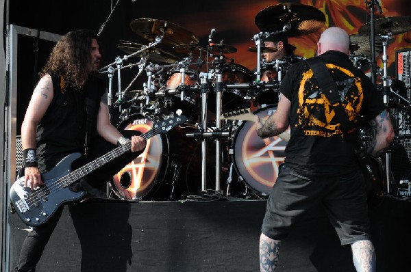 Anthrax at Mayhem Festival 2012 Gexa Energy Pavilion Dallas Texas 07/10/201
