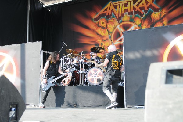 Anthrax at Mayhem Festival 2012 Gexa Energy Pavilion Dallas Texas 07/10/201