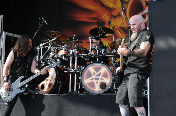 Anthrax at Mayhem Festival 2012 Gexa Energy Pavilion Dallas Texas 07/10/201